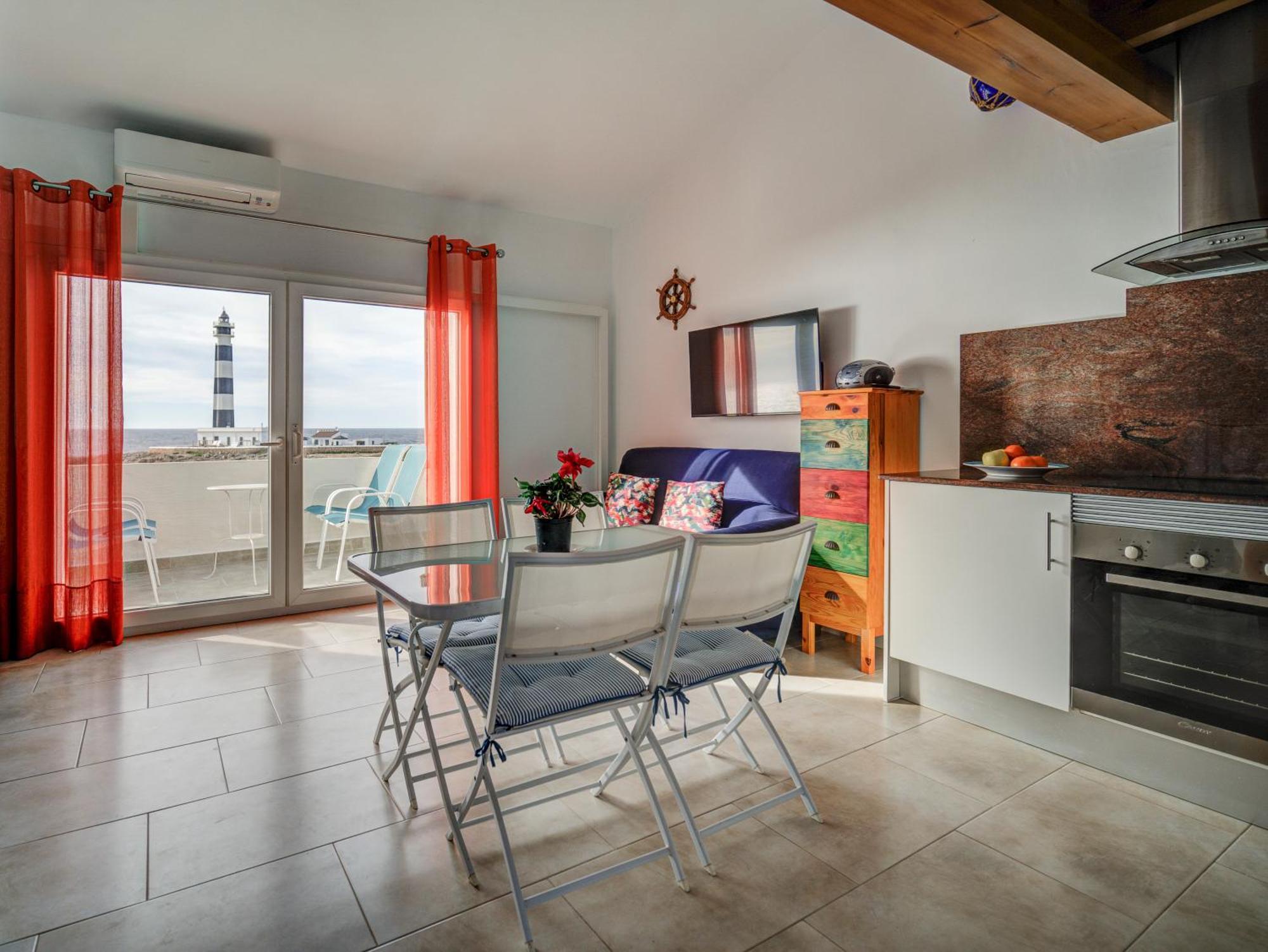 Vista Faro-Apartamento Con Balcon Que Mira Al Mar กาลาเอนบอสช์ ภายนอก รูปภาพ